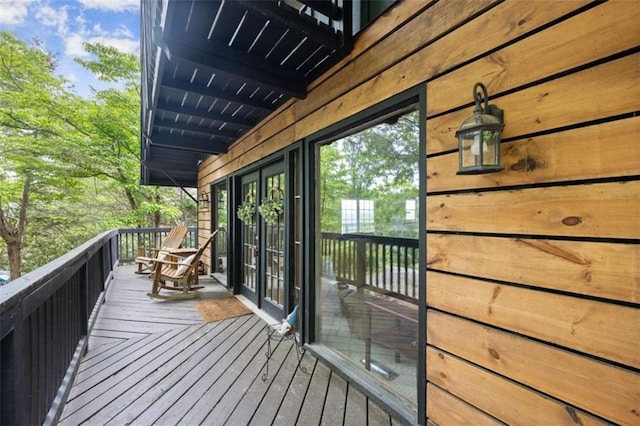 view of deck