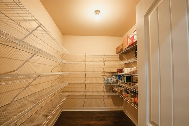 view of pantry