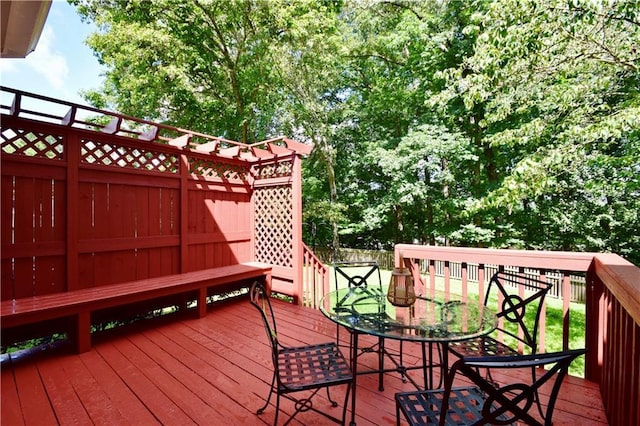 5040 Puritan Dr, Sugar Hill, GA 30518 - wooden terrace with outdoor dining area