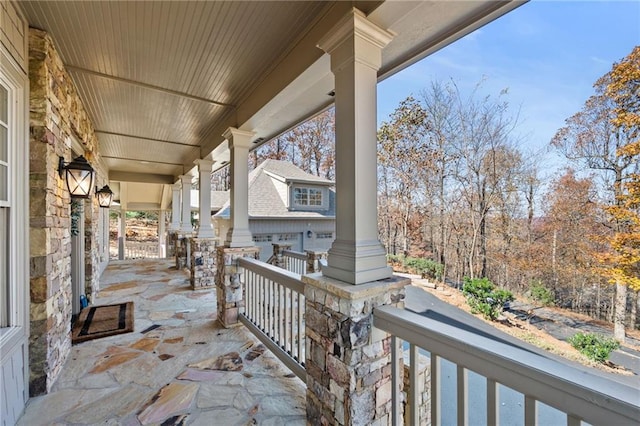 view of patio / terrace featuring a porch