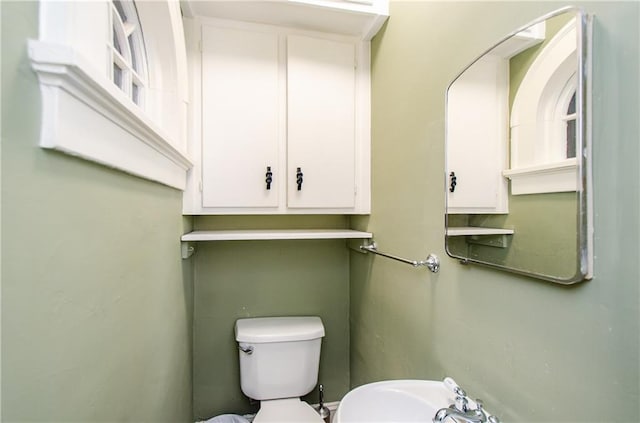 bathroom with toilet