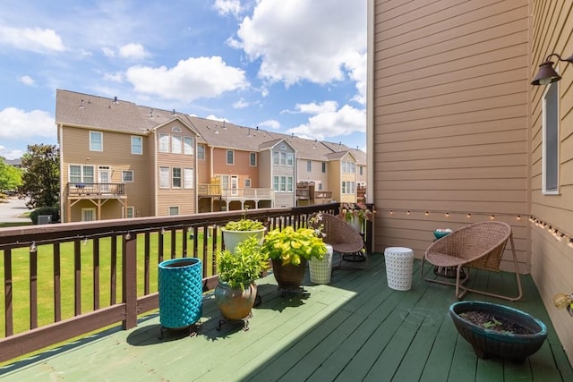 6426 Queens Court Trce Unit 7, Mableton, GA 30126 - deck with a residential view and a yard