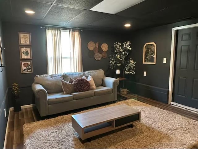 124 Dockside Downs Dr, Woodstock, GA 30189 - living room with wood finished floors and baseboards