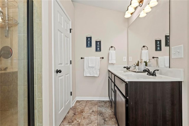 5440 Willow Oak Dr, Norcross, GA 30092 - full bath with double vanity and tiled shower
