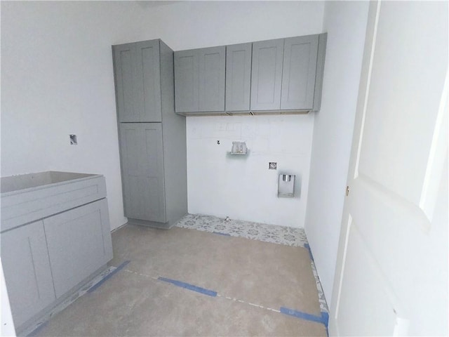 laundry area with hookup for an electric dryer