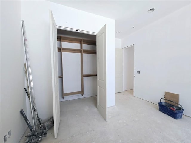 view of closet