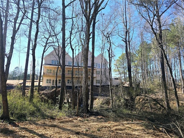 view of rear view of property