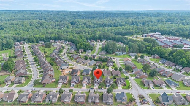 1979 Spivey Village Dr, Jonesboro, GA 30236 - aerial overview of property's location with nearby suburban area