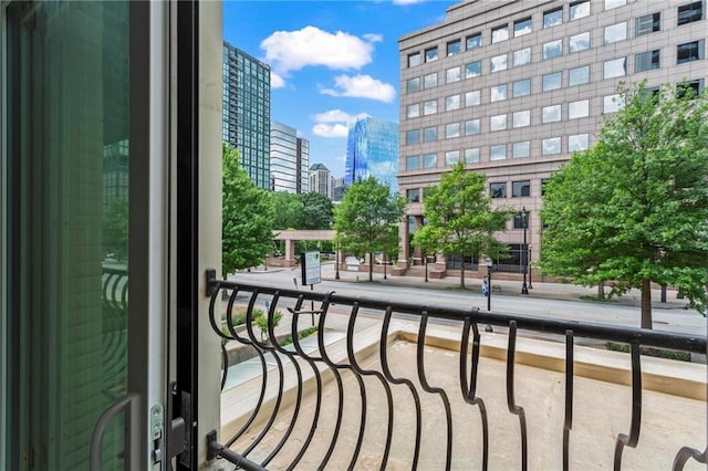 1421 Peachtree St NE Unit 212, Atlanta, GA 30309 - balcony featuring a city view