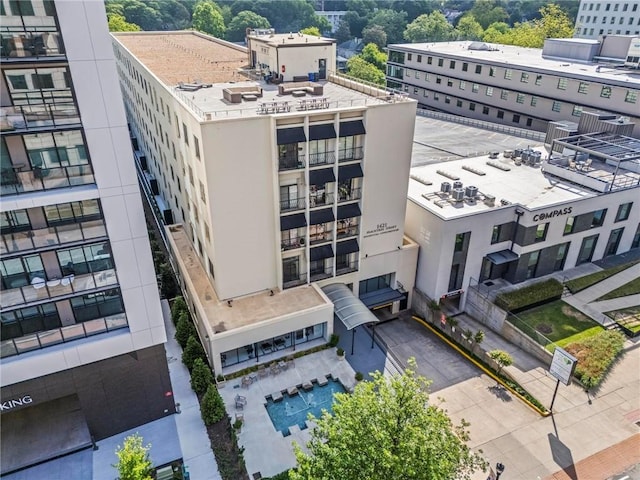 1421 Peachtree St NE Unit 212, Atlanta, GA 30309 - drone / aerial view