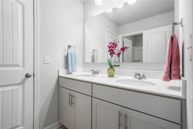 5696 Walnut Mill Ln, Powder Springs, GA 30127 - full bath featuring double vanity
