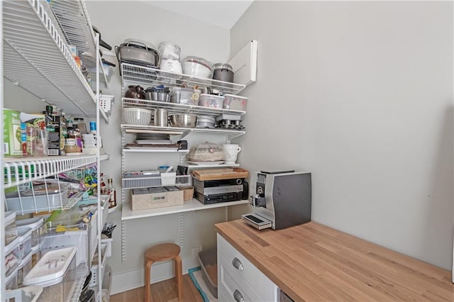 view of pantry