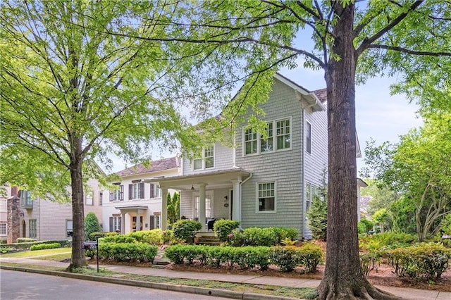view of front of house with a porch