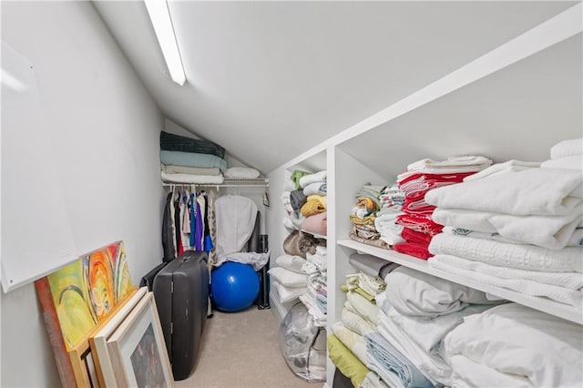 view of storage room
