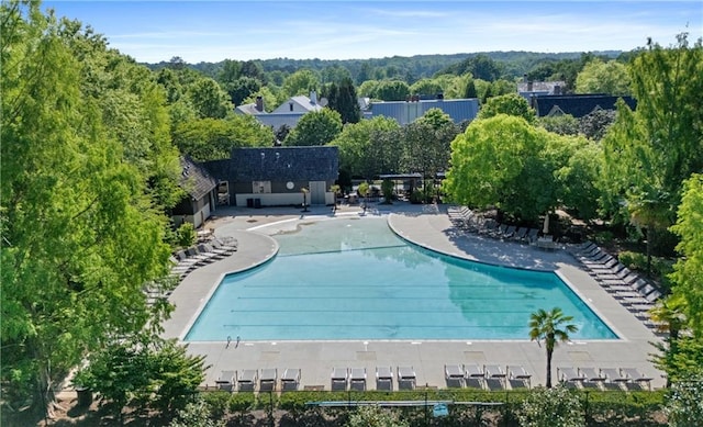 view of pool