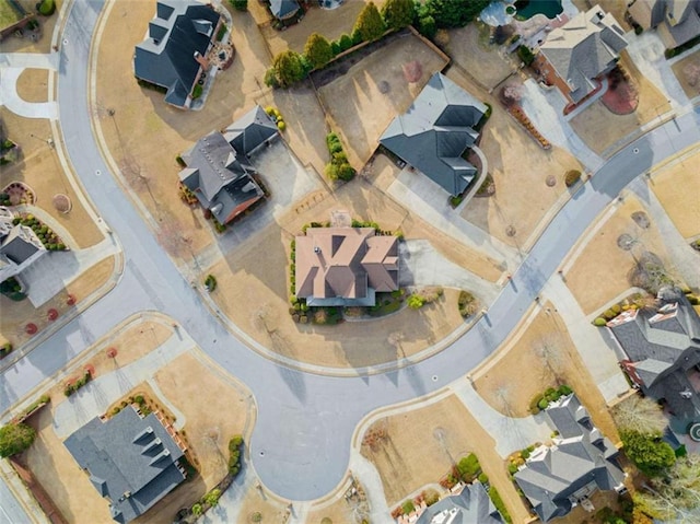 drone / aerial view featuring a residential view