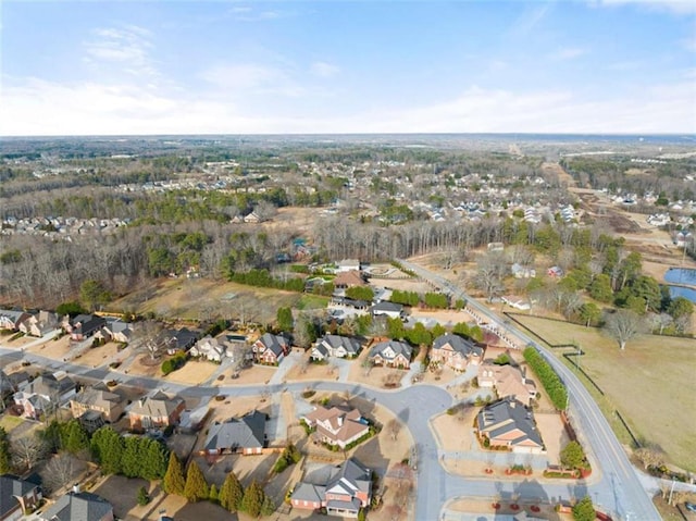 birds eye view of property featuring a residential view