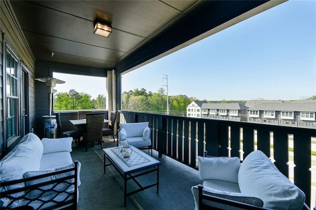 6666 Sterling Dr, Sandy Springs, GA 30328 - balcony with outdoor lounge area