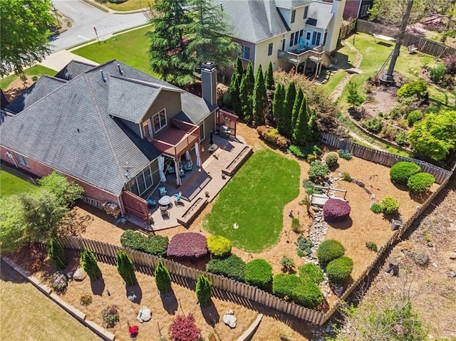 drone / aerial view