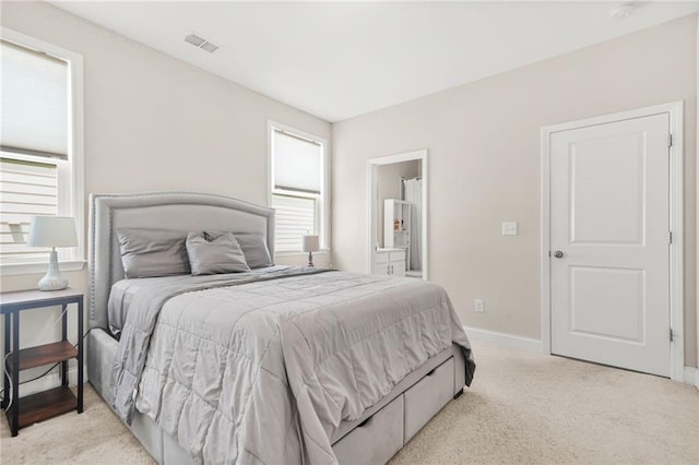 4110 Morgan Elizabeth Way, Cumming, GA 30041 - bedroom featuring light colored carpet, baseboards, and ensuite bathroom