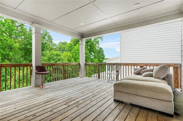 4110 Morgan Elizabeth Way, Cumming, GA 30041 - view of wooden terrace