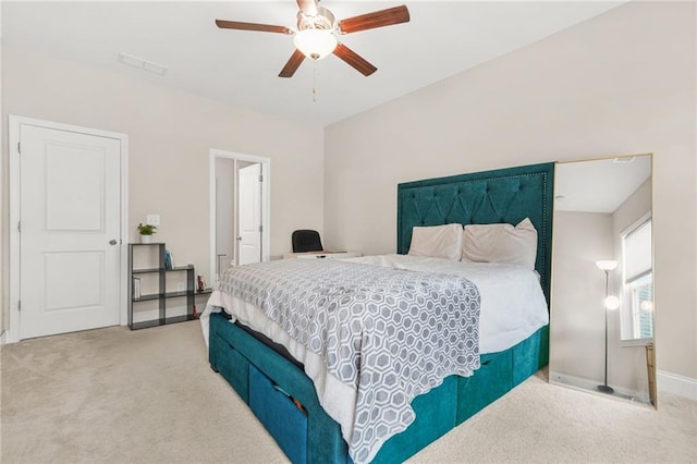 4110 Morgan Elizabeth Way, Cumming, GA 30041 - carpeted bedroom with ceiling fan and baseboards
