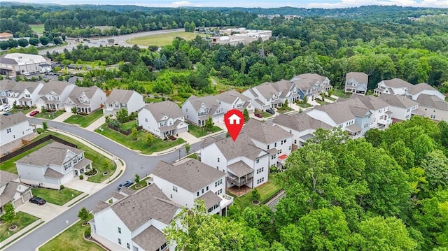 4110 Morgan Elizabeth Way, Cumming, GA 30041 - aerial perspective of suburban area