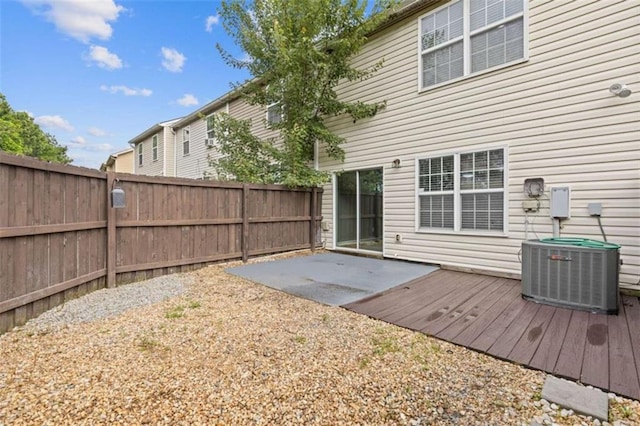 2183 Miranda Dr, Morrow, GA 30260 - back of house featuring a fenced backyard and a patio