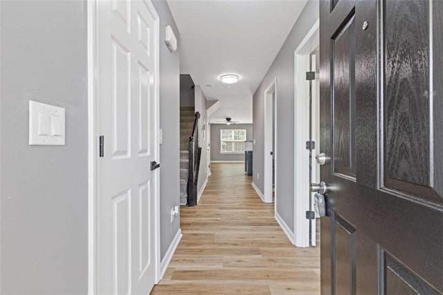 2183 Miranda Dr, Morrow, GA 30260 - hall featuring baseboards and light wood-style flooring