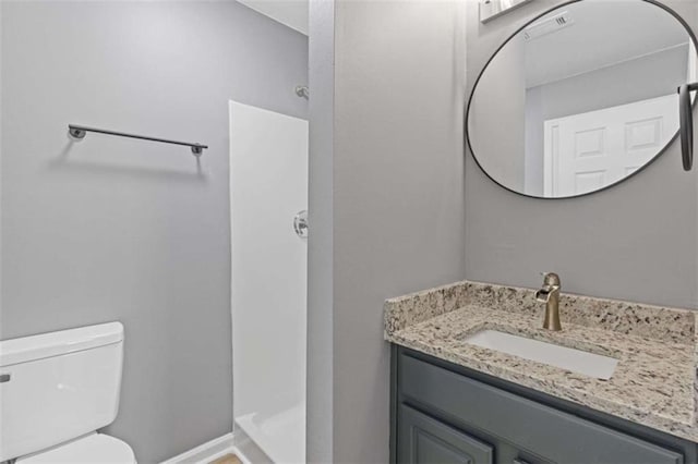2183 Miranda Dr, Morrow, GA 30260 - bathroom featuring a shower stall and vanity
