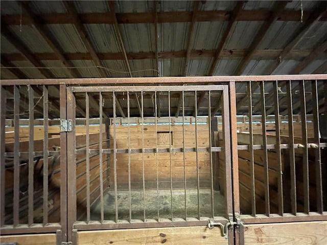 view of stable