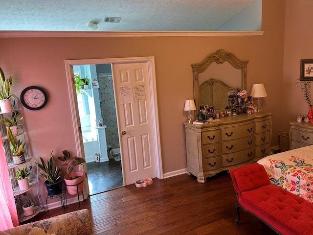2256 Hansford Pass, Buford, GA 30519 - bedroom featuring dark wood finished floors and baseboards