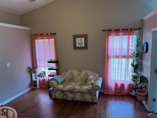 2256 Hansford Pass, Buford, GA 30519 - sitting room with wood finished floors, plenty of natural light, and baseboards