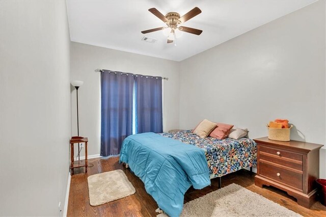 898 Allene Ave SW, Atlanta, GA 30310 - doorway featuring baseboards, ceiling fan, wood finished floors, and visible vents