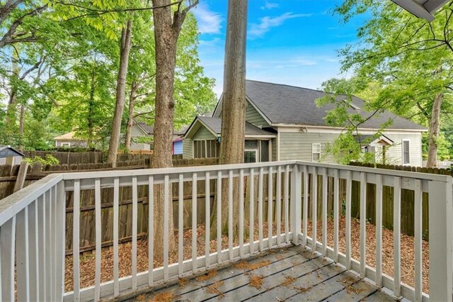 898 Allene Ave SW, Atlanta, GA 30310 - view of wooden deck