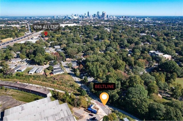 898 Allene Ave SW, Atlanta, GA 30310 - birds eye view of property with a view of city
