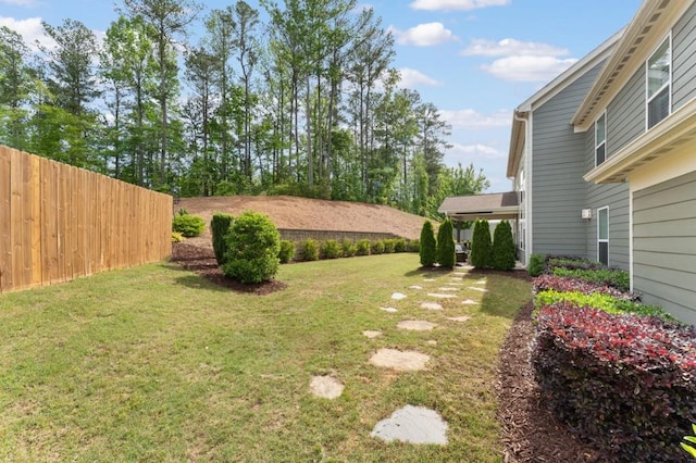 view of yard