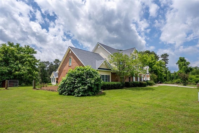 4337 Mountain View Rd, Oakwood, GA 30566 - view of side of property with a yard