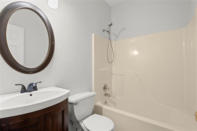194 Lake Ruby Dr, Suwanee, GA 30024 - bathroom with  shower combination, toilet, and vanity