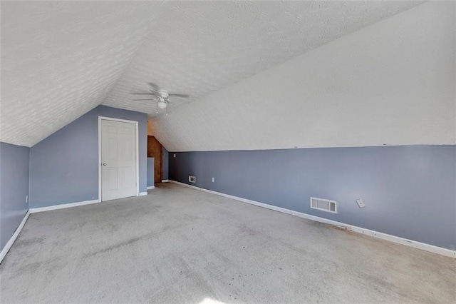 964 Natural Brook Trl, Lawrenceville, GA 30045 - bonus room with lofted ceiling, a textured ceiling, carpet, and a ceiling fan