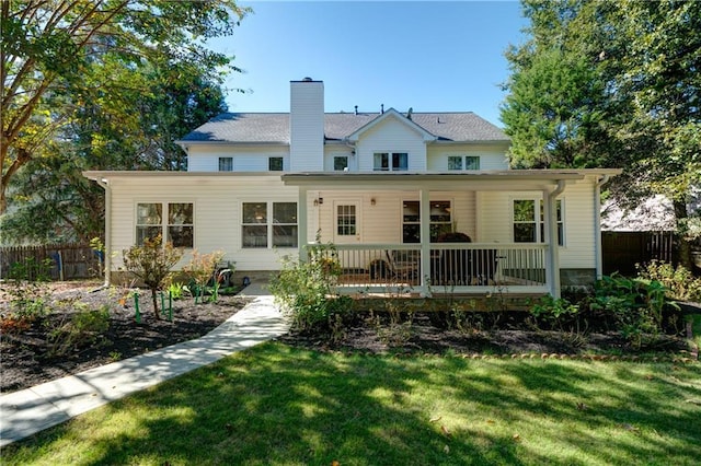 3265 Bethesda Park Ct, Lawrenceville, GA 30044 - back of house with a chimney