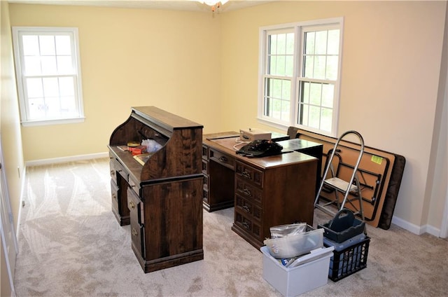 1521 Larkwood Dr, Canton, GA 30114 - office with light colored carpet and baseboards