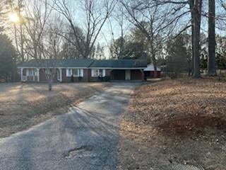 view of ranch-style home