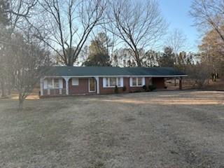 view of single story home