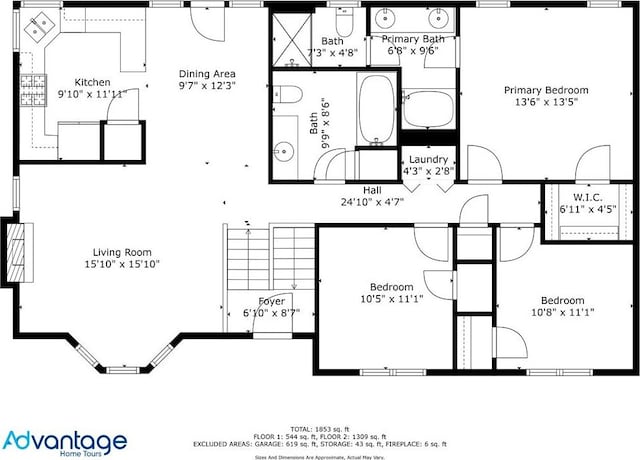 305 Bridgewater Ter, Canton, GA 30115 - view of room layout