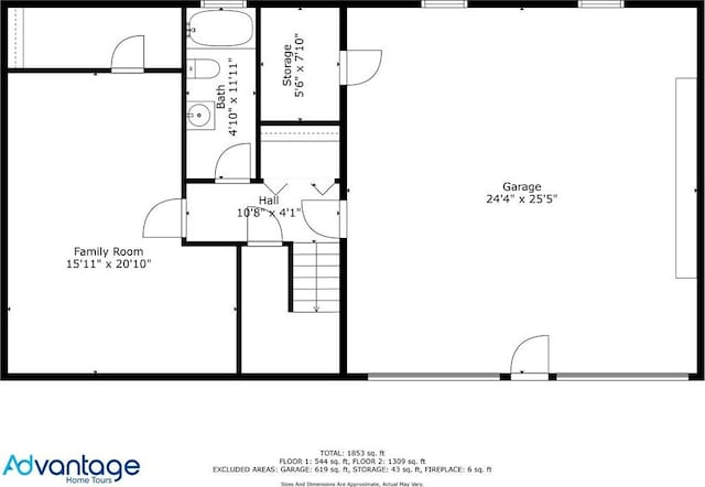 305 Bridgewater Ter, Canton, GA 30115 - view of property floor plan