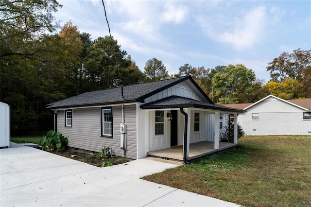 1912 Wax Rd, Aragon, GA 30113 - view of front of home featuring covered porch and a front yard