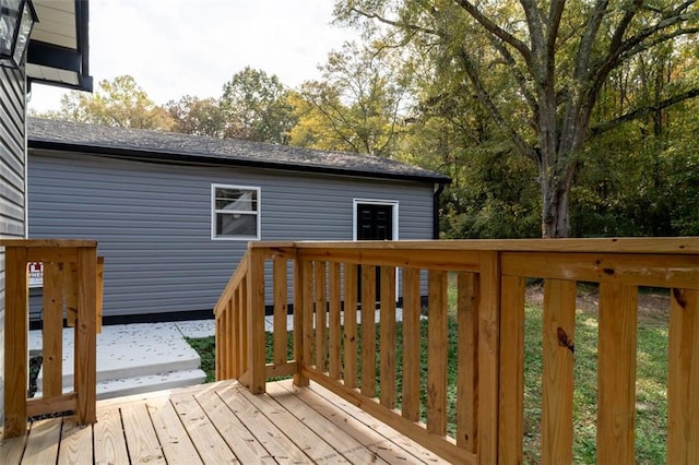 1912 Wax Rd, Aragon, GA 30113 - view of wooden deck