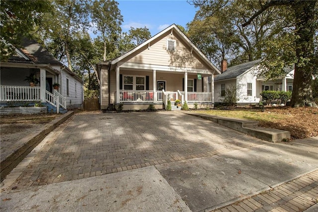 view of bungalow-style house