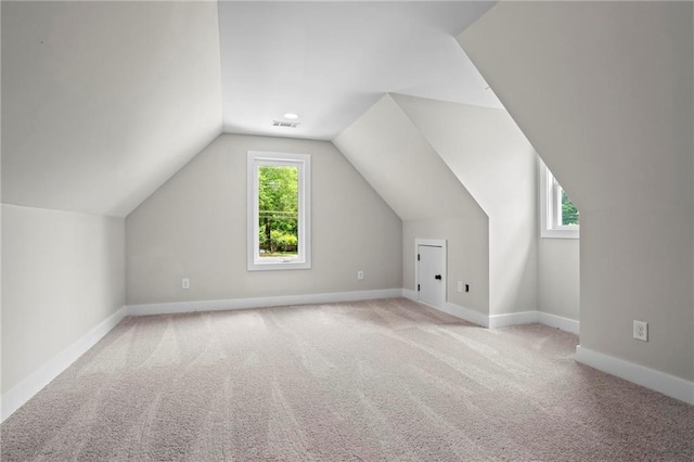 1698 Cunningham Rd SW, Marietta, GA 30008 - additional living space featuring carpet flooring, vaulted ceiling, and baseboards